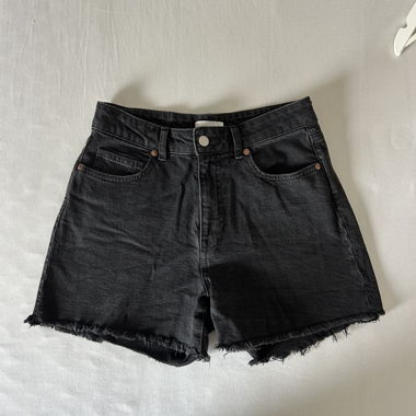 Shorts in denim neri
