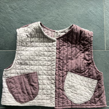 Seeing Double Cropped Vest