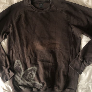 Brauner Adidas Sweatshirt-Pullover