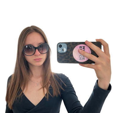 Round Black Sunglasses