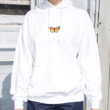 White butterfly hoodie #hoodie #brandymelvill