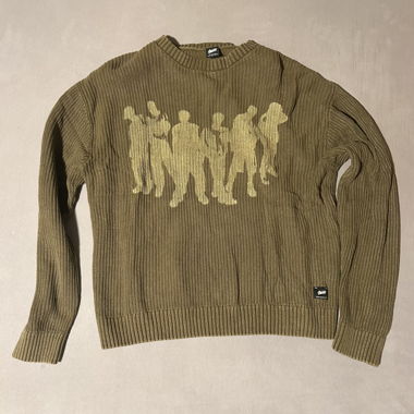 Olive knit sweater