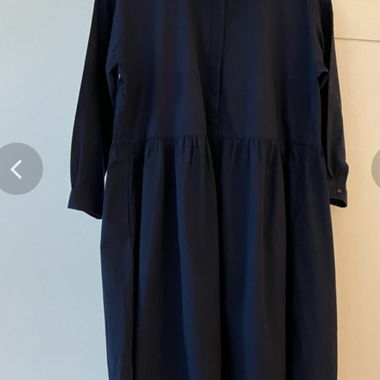 NIU-Hemdkleid marineblau