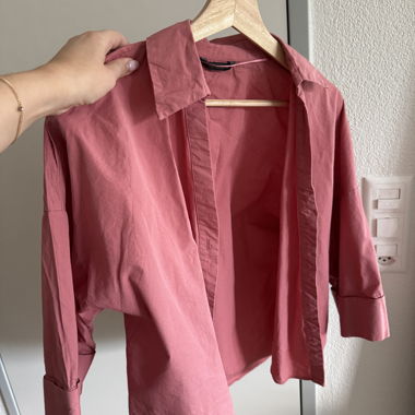 Rosa Hemdbluse