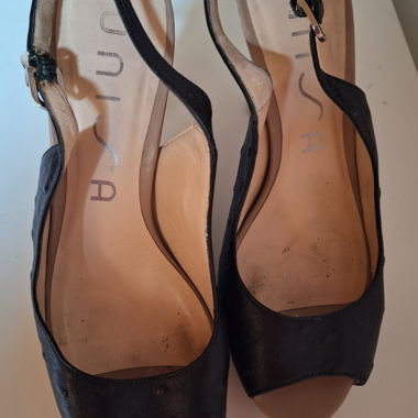 Black Heeled Sandals