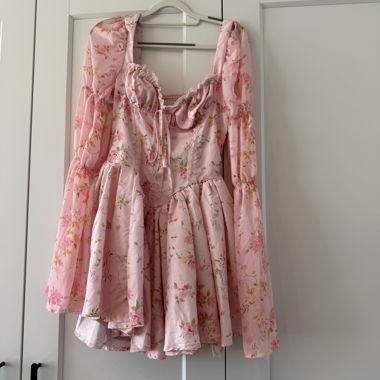 Pink Floral Dress