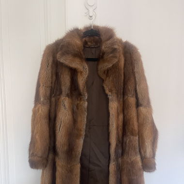 Vintage real fur coat