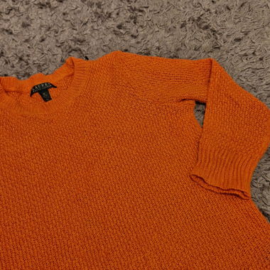 Maglione lavorato a maglia vintage Ralph Lauren arancione