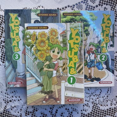 Lot manga Yotsuba&! – Bände 1, 2 und 3