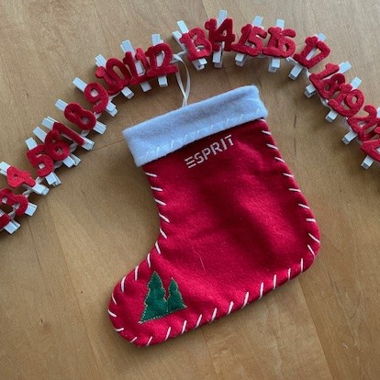 Adventskalender zum Aufhängen