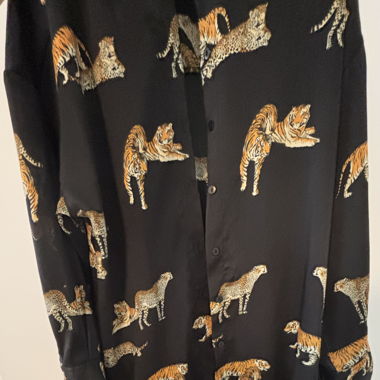 Bluse mit Leo und Tiger