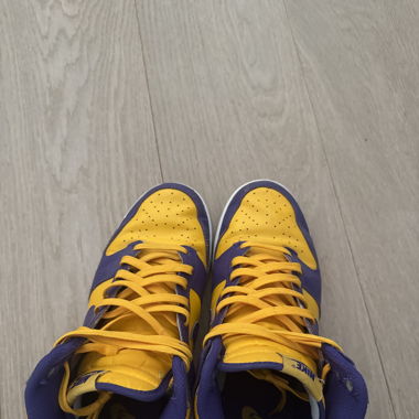 Nike dunk high Lakers 