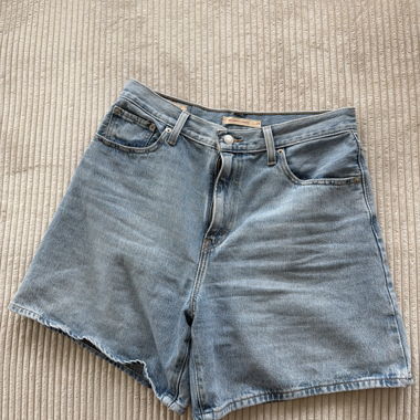 High Baggy Jeansshorts