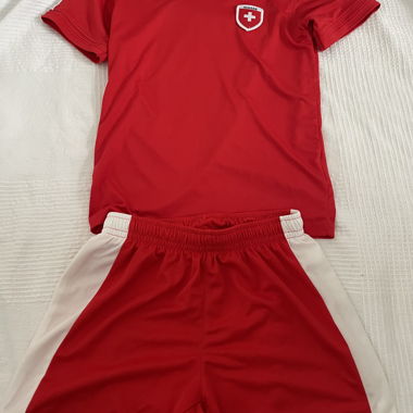 Swiss football set with shorts