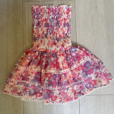 Robe sans bretelles d'été