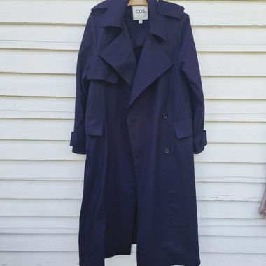 Trench COS blu navy, UE 36