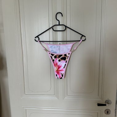 String bikini imprimé fleur/panthère