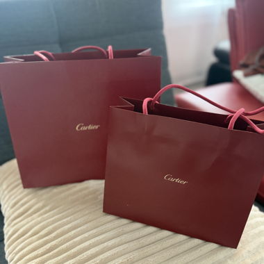 Set de sacs cadeaux Cartier