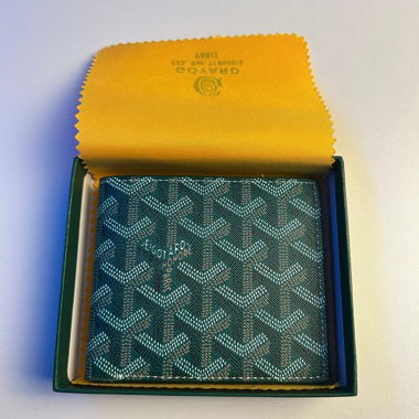 Goyard Saint-Sulpice Portemonnaie Grün