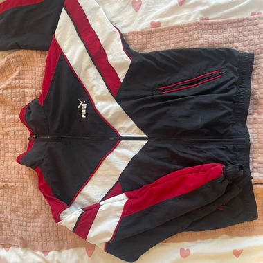 PUMA Nylon Track Jacket Vintage 90s