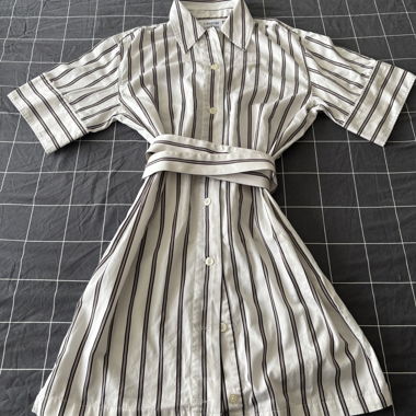 Robe-chemise à rayures Libertine