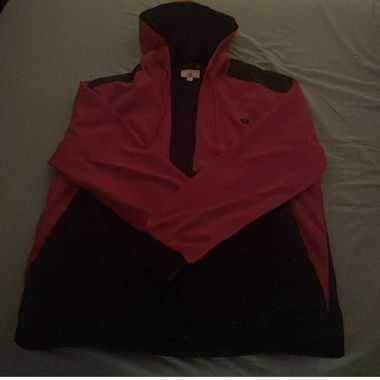 True religion red jacket 