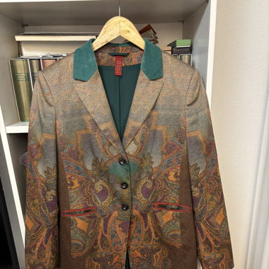 Blazer à motif coloré 