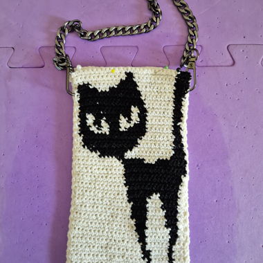 Sac bandoulière chat