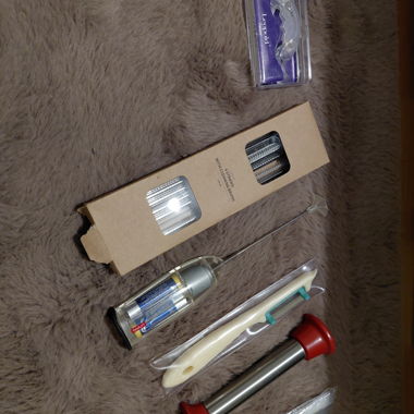 Set accessori cucina con cannucce & attrezzi
