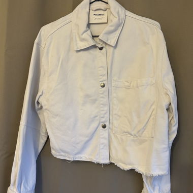 White denim jacket