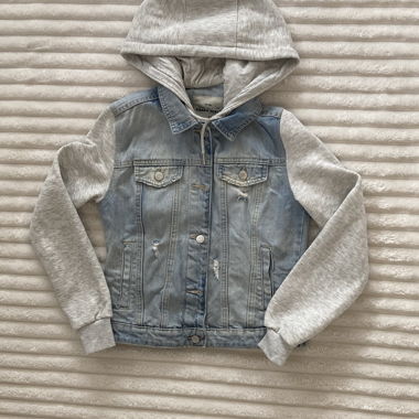 Hooded Denim Jacket