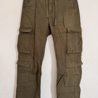 Bershka Cargo-Hose kaki