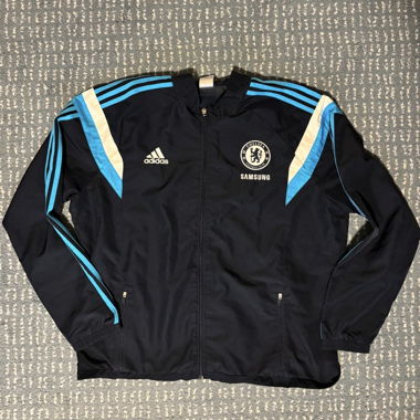 Adidas Chelsea Trainingsjacke Dunkelblau Gr. XL