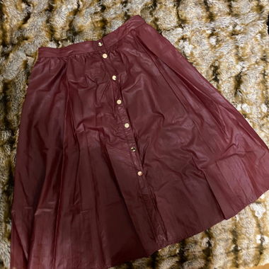 Zara Faux Leather Skirt