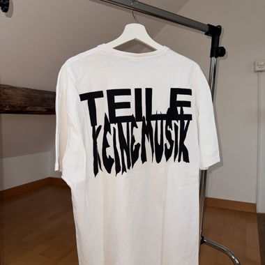 TEILE "KEINE MUSIK" T-Shirt blanc