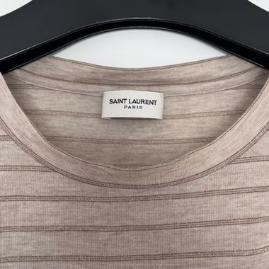 Saint Laurent - Gold Stripe T-Shirt