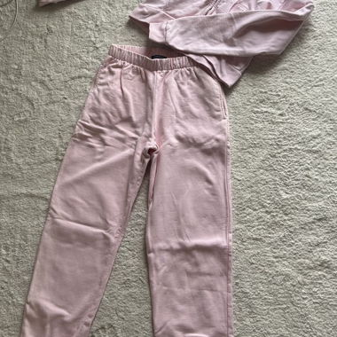 Ensemble jogging rose pastel
