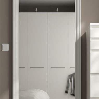 Specchio da parete bianco con cornice