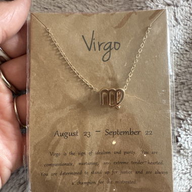 Jungfrau / Virgo Sternzeichen Halskette