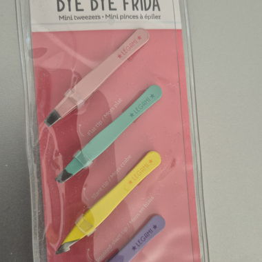 LEGAMI Set de 4 pinces à épiler de voyage