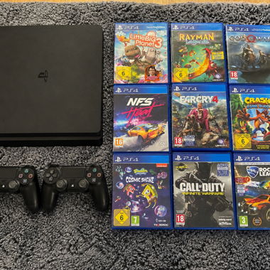 Console PS4 con 2 controller