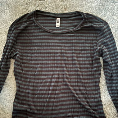 green black striped long sleeve