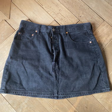 Gonna in denim Levi’s Premium Ribcage Minigonna XL