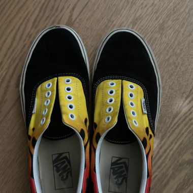 Baskets Vans Slip-On à flammes