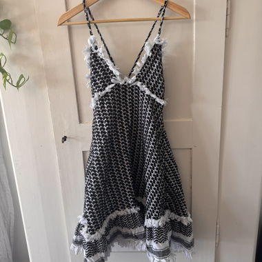 Boho Sommerkleid mit Fransen