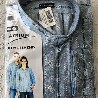 NEU: ATRIUM Trachtenhemd XXL, Edelweiss-Hemd