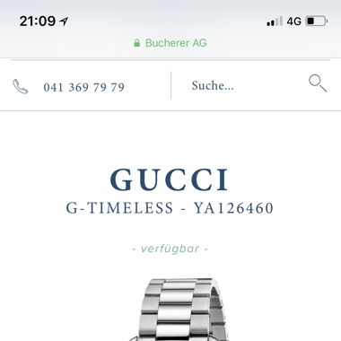 Gucci Uhr