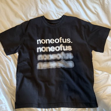 Noneofus Black T-Shirt
