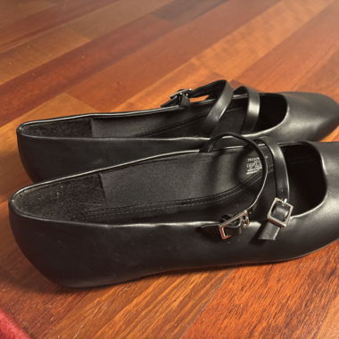 schwarze Ballerinas 