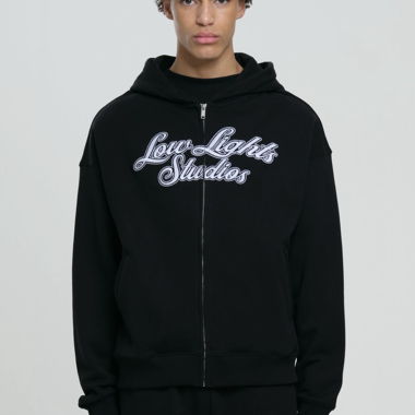 Sweat à capuche zippé noir Low Lights Studios - taille M